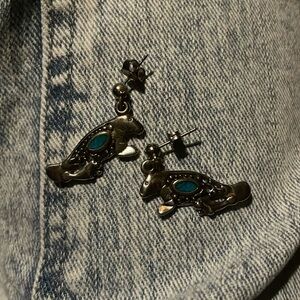 Manatee earrings